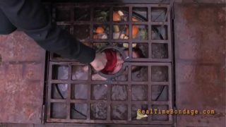 Leather pet gets her suffocating mask removed