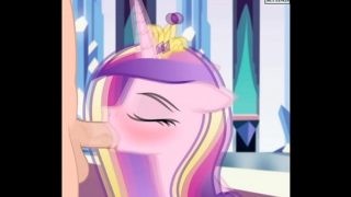 MLP – Clop – Princess Cadance Blowjobs Human by HtPot (HD)
