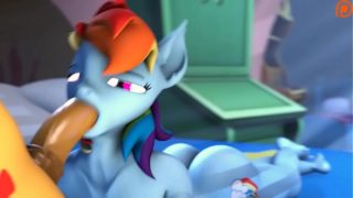 MLP – SFM Clop – Bat Rainbow Blowjobs Applejack by Certedia (HD, Sound Added)