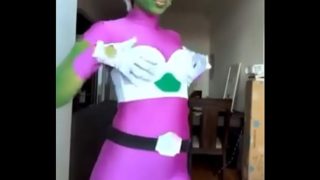 (Dragon ball Z) Cheelai waifu cosplay Twerking |l. Otaku Porn