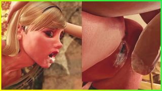 3D Shemale step Aunt and her step Son fucked step Sister in all Holes and CUM in Pussy and Mouth – Hot Futanari Animated Sex