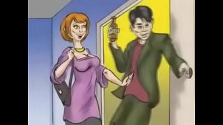 Cartoon Little Boy Granny Anal