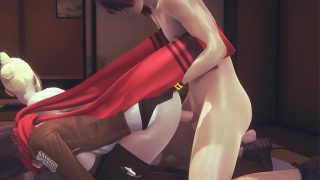 hingeki no kyojin Hentai – Annie Leonhart in a threesome with Mikasa – Japanese Asian Manga Anime Game Porn