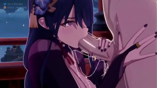 Nepopan – Raiden Shogun Blowjob