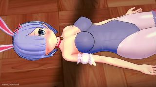 Rem love is playing wearing bunny outfit