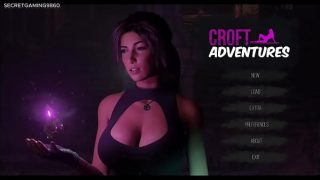 Lara croft gets fucked in a Threesome While Exploring a Cave then a Demon With a Monster cock wants to Fuck Her Ass – Croft Adventures 01