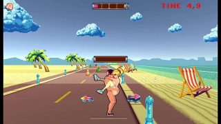 Roller babe [ HENTAI Game PornPlay ] Ep.1 PUBLIC CREAMPIE and 69 at the beach