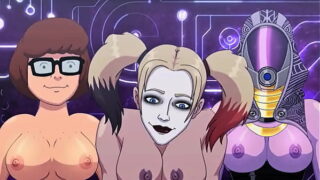 Dean Ventura fucked Velma, Elsa and Harley Quinn One by One – Cartoon Parody