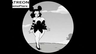 Funny big boobs girl animation