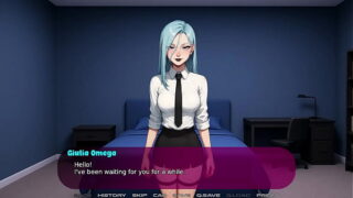 Blue Haired Mistress Fuck Session Intro – My Girlfriends New Kink #1 Cartoon Porn Visual Novel
