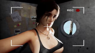 Lara shows off her sexy body on a boat for the camera. 3D Hentai Game Animation