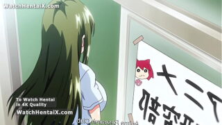 Animated Hentai, Sexy girl with her….