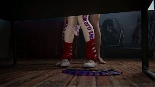 Pussy fucking in doggystyle animation