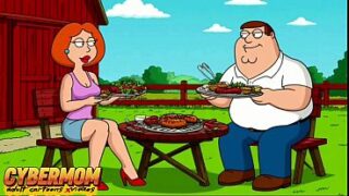 Married slut secretly cheats on her husband with a gardener. cartoon parody