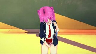 Pink Haired Girl Pleasuring Herself – Hot Hentai Preview